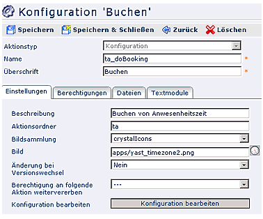 konfiguration buchen konfiguration buchen